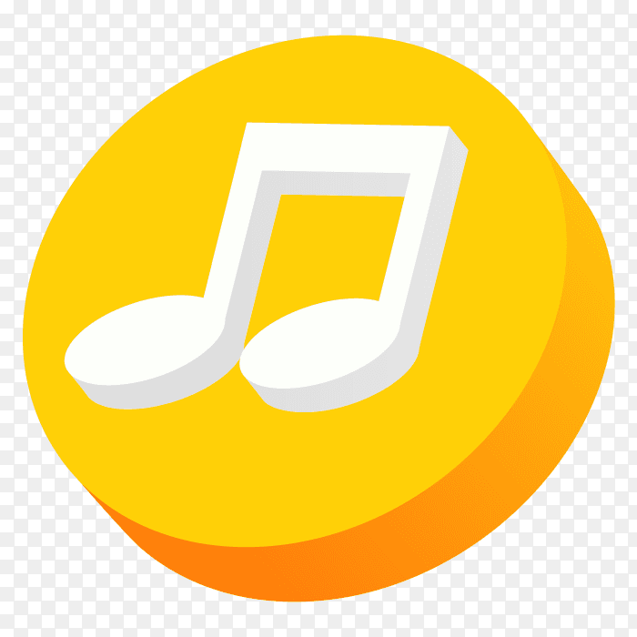 3d logo music icon PNG