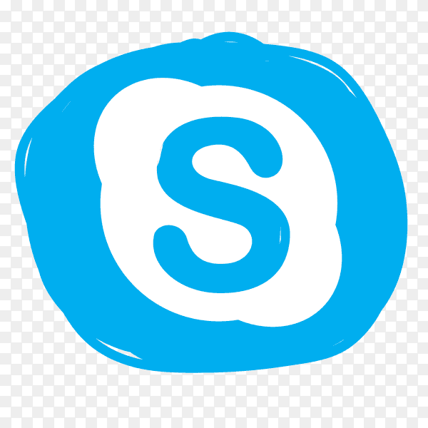 New Skype icon vector PNG