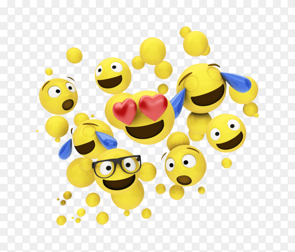 Surprised emojis PNG