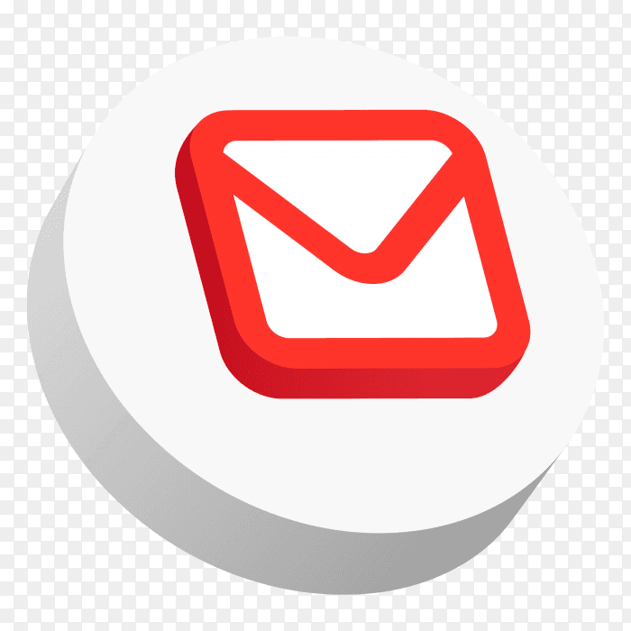 3d logo Gmail PNG