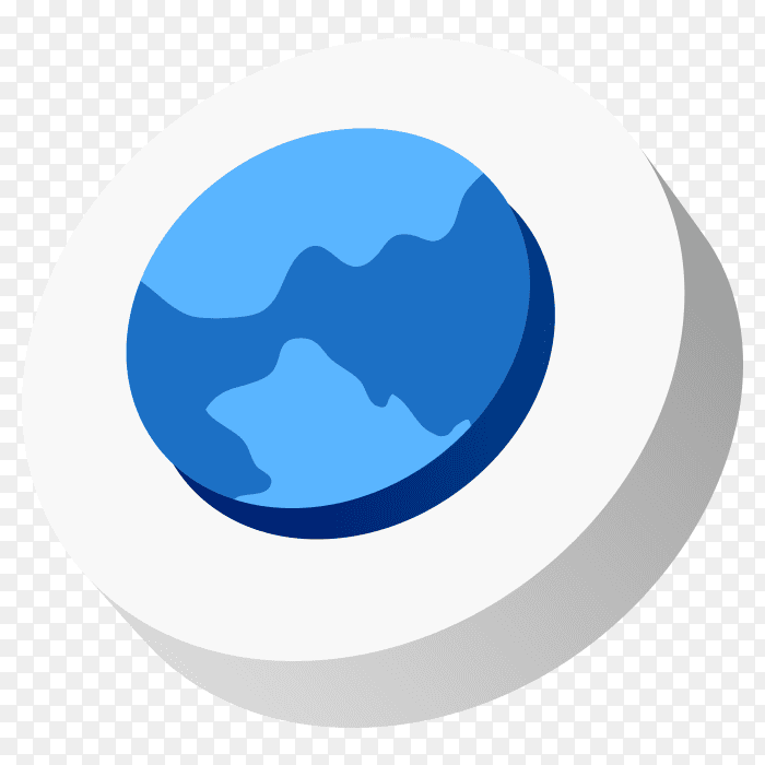 3d logo internet - website icon PNG