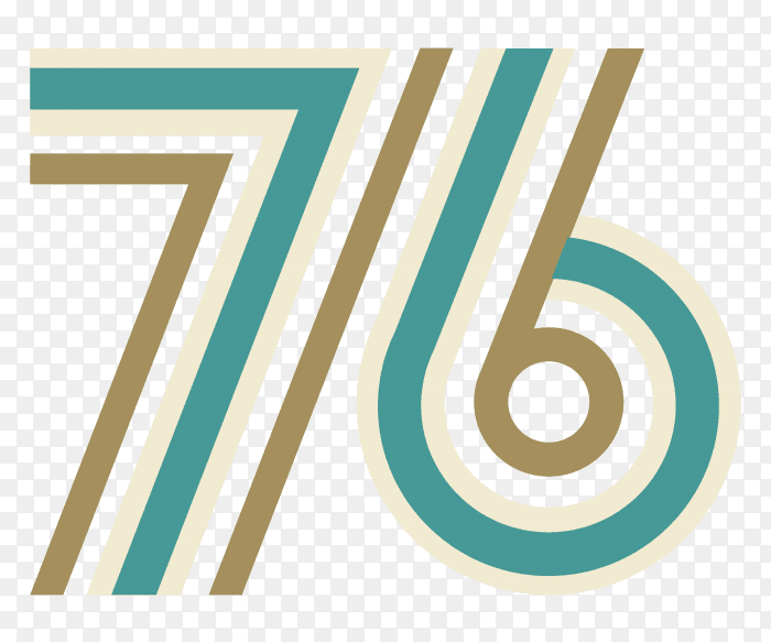 76 number PNG