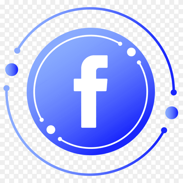 Facebook logo gradient PNG