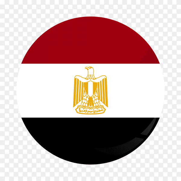 Flag Egypt circle PNG