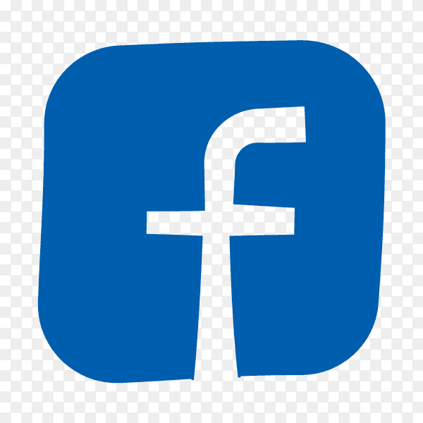 Flat logo Facebook PNG