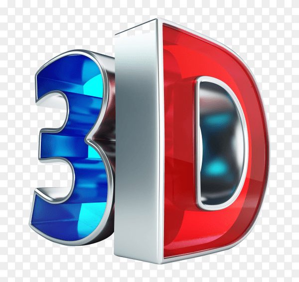 Shiny 3d word PNG