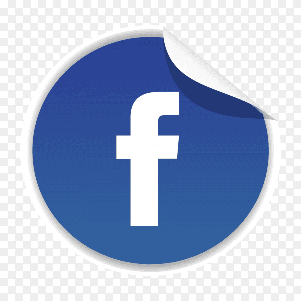 Stiker logo facebook PNG