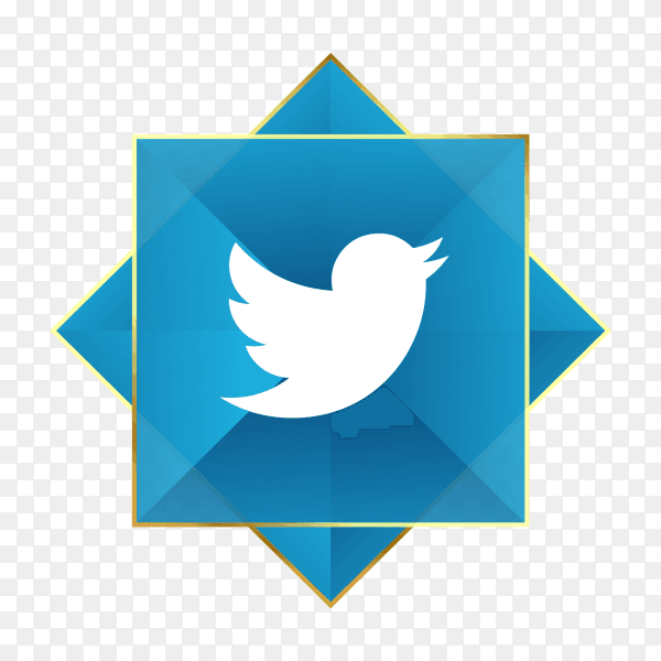 Twitter logo icon PNG