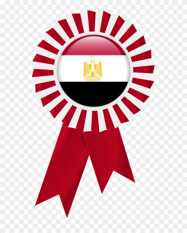 Flag Egypt decorated PNG