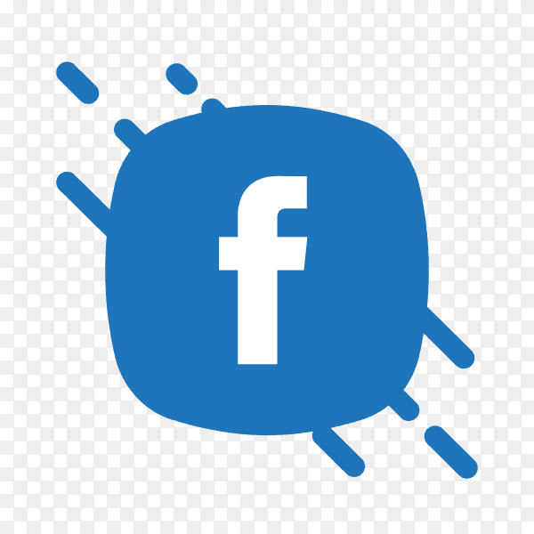 Flat logo facebook icon PNG
