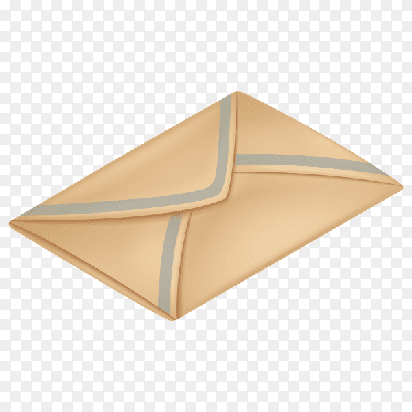 Old post paper envelope PNG