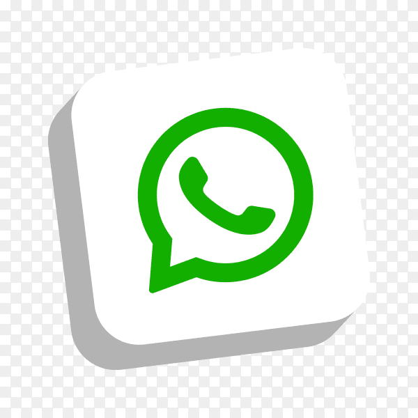 3D Whatsapp logo PNG