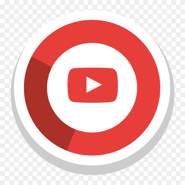 Beautiful YouTube logo PNG