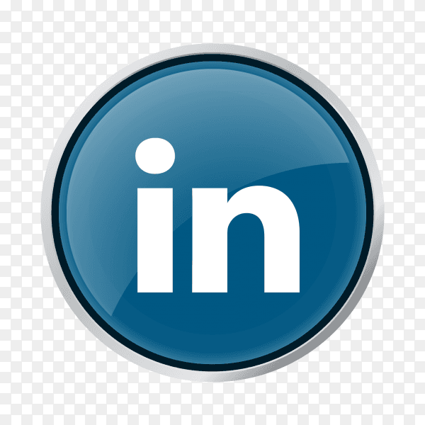 Button Linkedin PNG