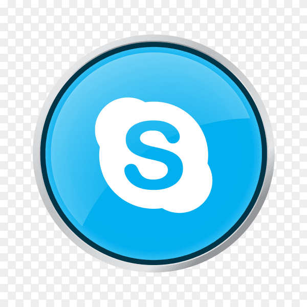 Button Skype PNG