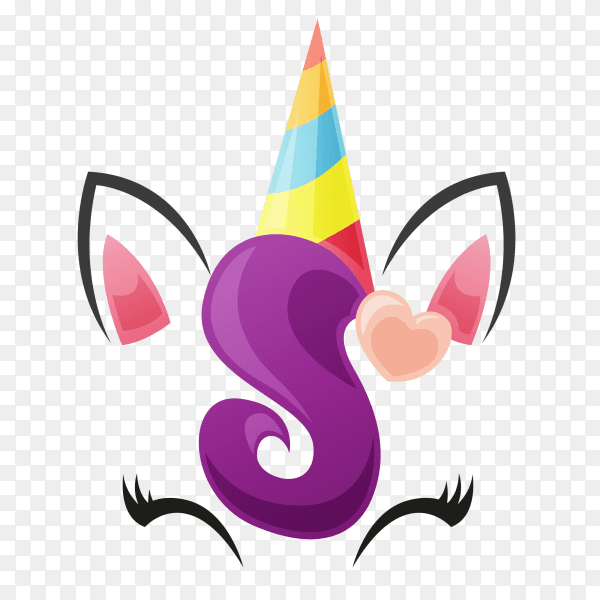 Cute Unicorn Princess PNG