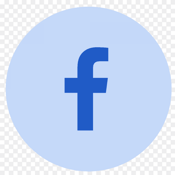 Facebook logo flat PNG