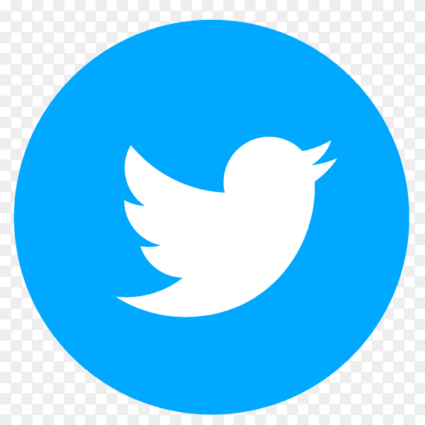 Flat logo Twitter PNG