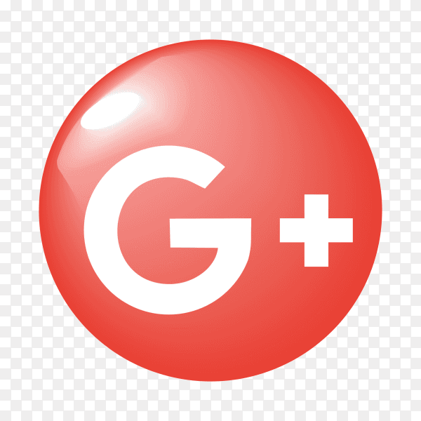 Glossy GooglePlus icon PNG