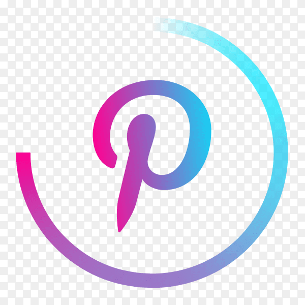 Gradient logo Pinterest PNG