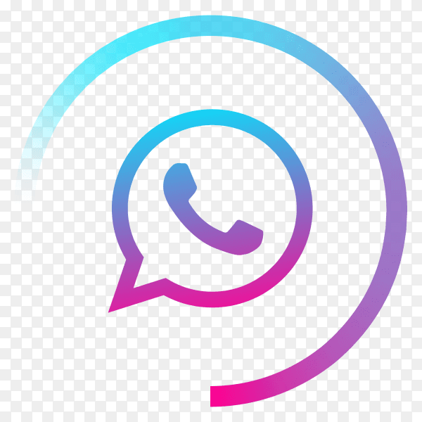 Gradient logo WhatsApp PNG