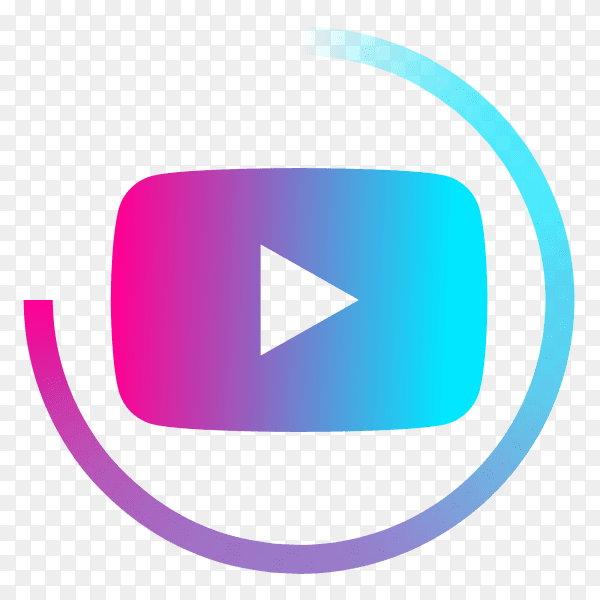 Gradient logo YouTube PNG