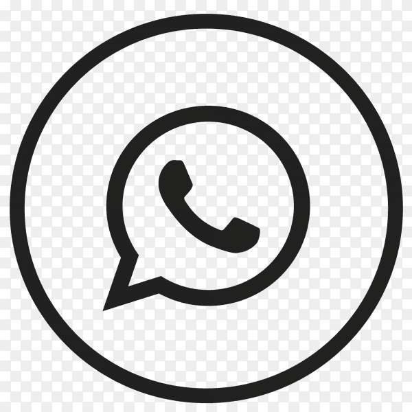 Icon WhatsApp In circle PNG