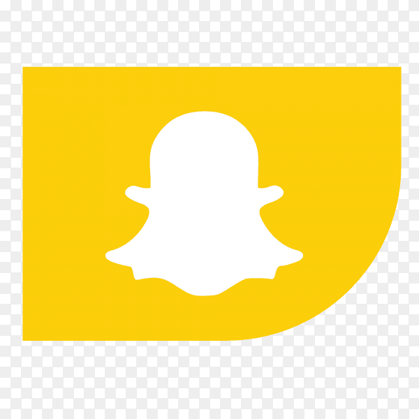 Logo Snapchat ribbon PNG