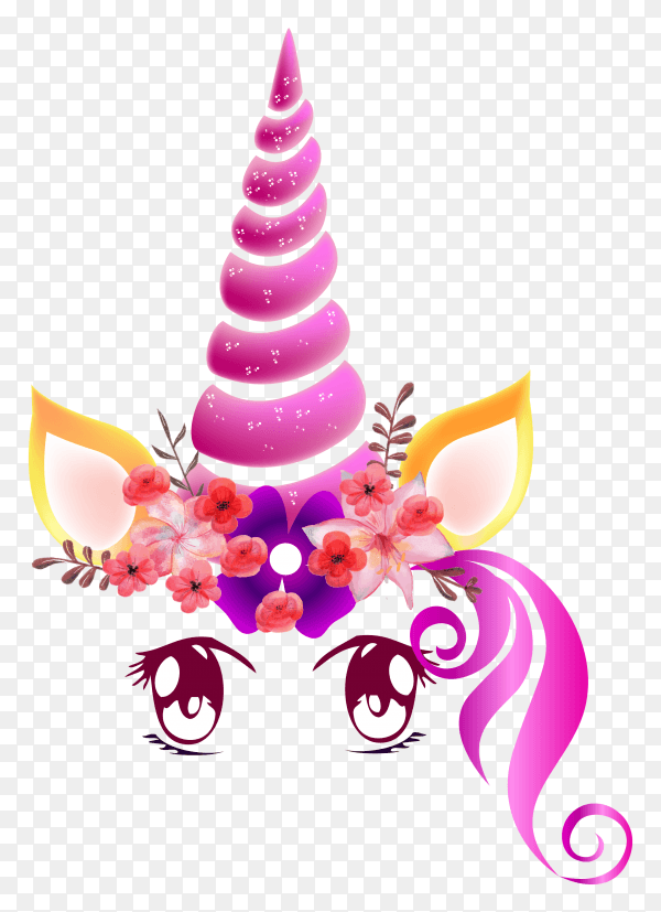 Magical unicorn PNG