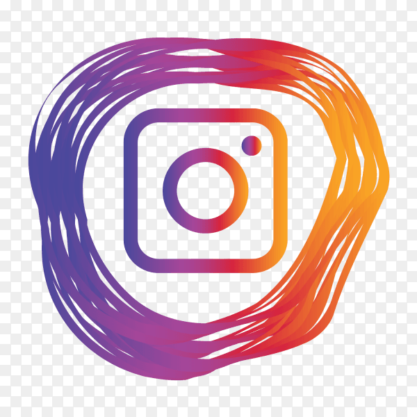 Modern Instagram icon PNG