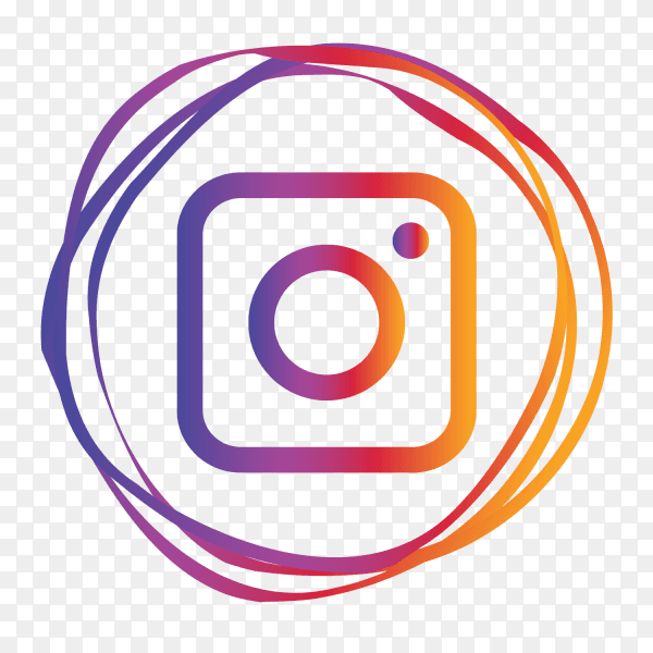 Modern Instagram logo PNG