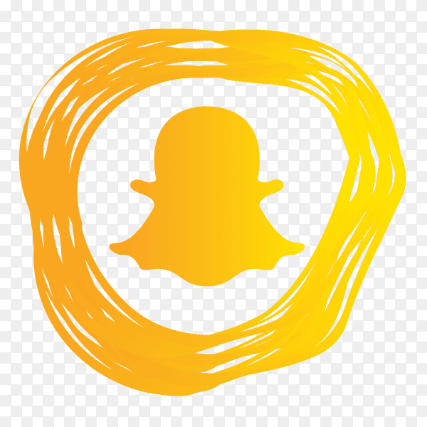 Modern Snapchat icon PNG