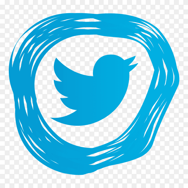 Modern Twitter icon PNG