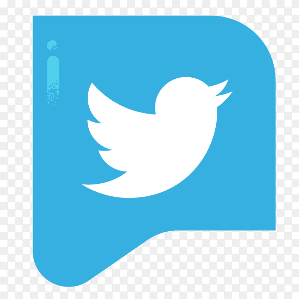 New Twitter logo PNG