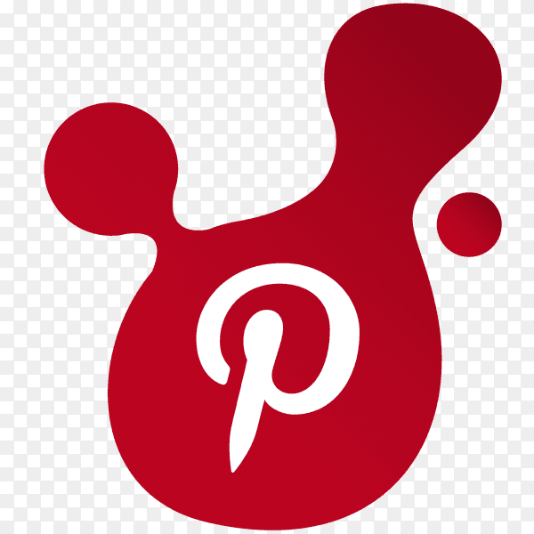 Pinterest button Vector PNG