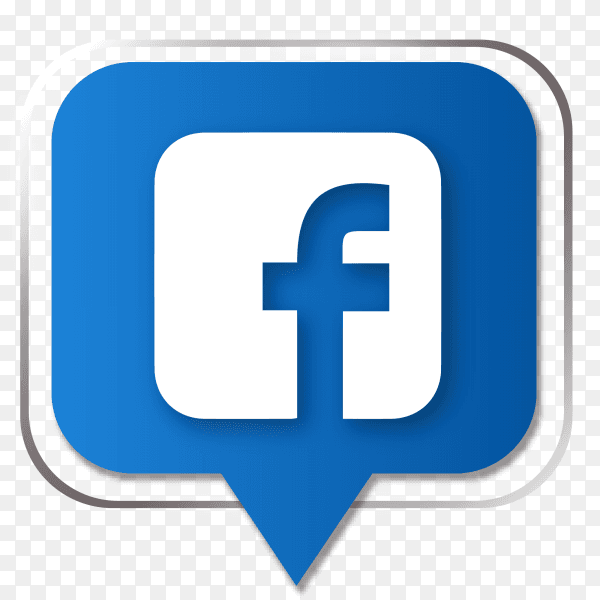 Premium logo Facebook PNG