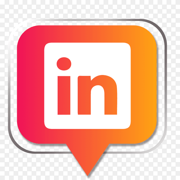 Premium logo Linkedin PNG