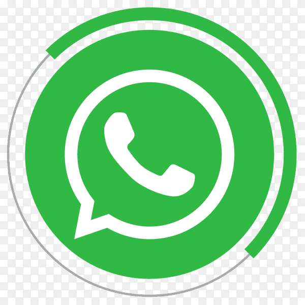Realistic WhatsApp logo PNG