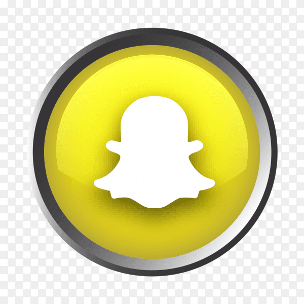 Snapchat logo button PNG