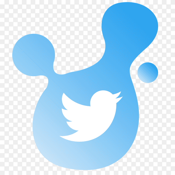 Twitter button Vector PNG