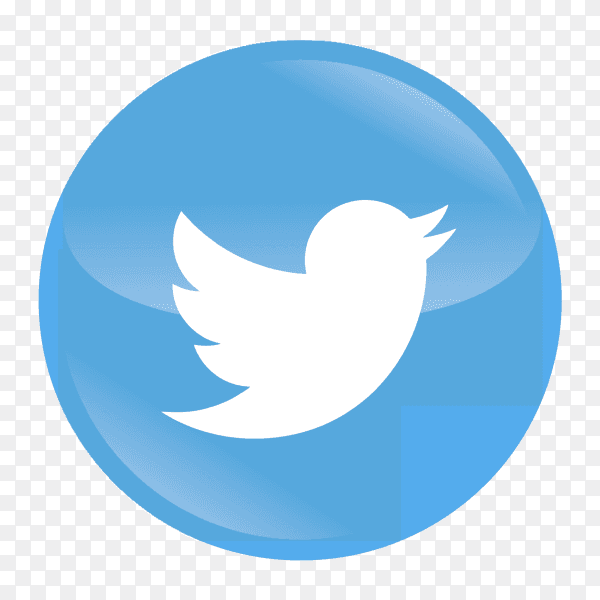 Twitter circular icon PNG