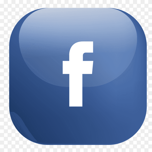 Vector Facebook button PNG