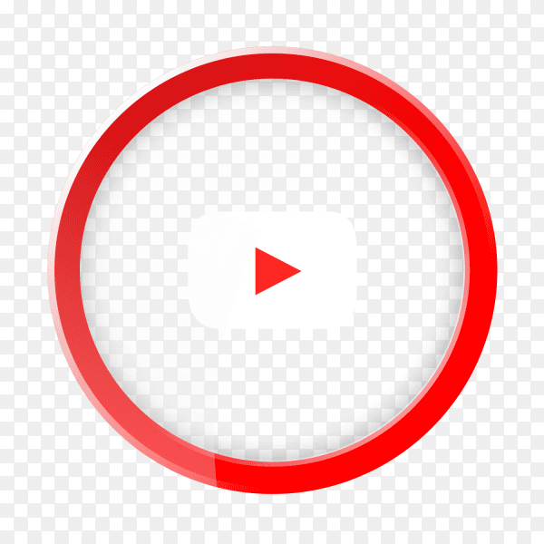 White YouTube logo PNG