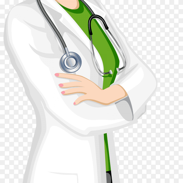 Woman doctor Vector PNG