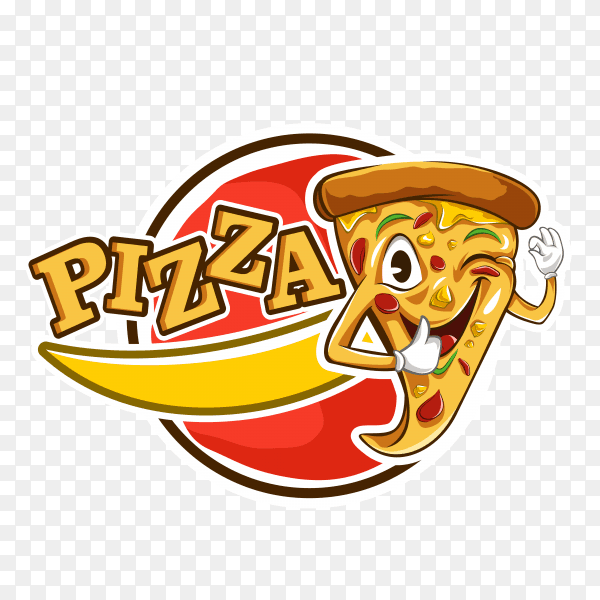 Pizza logo transparent PNG