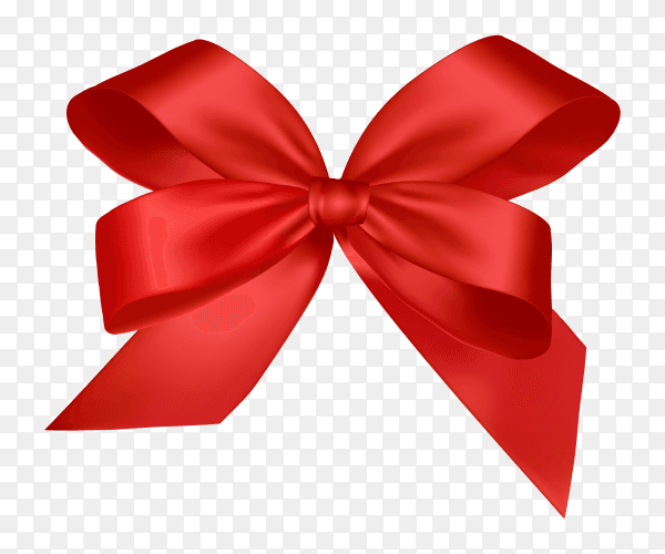 Realistic bow Vector PNG