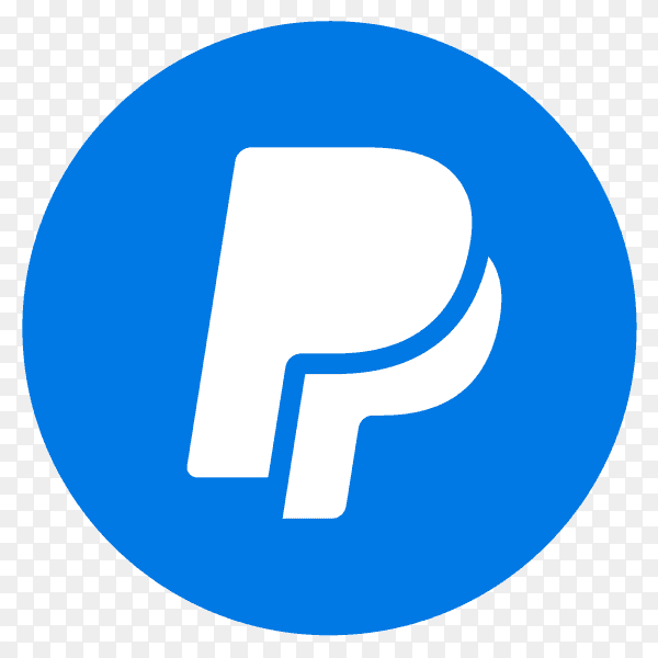 Blue logo PayPal vector PNG