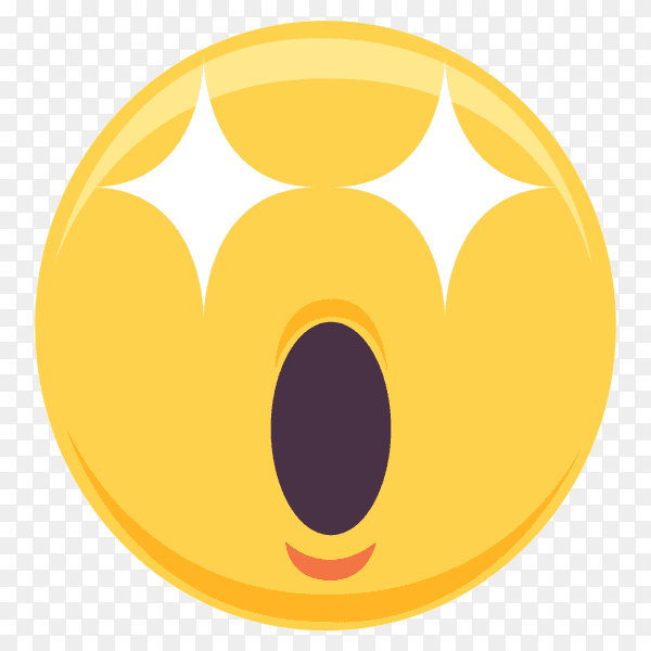 Star struck vector PNG