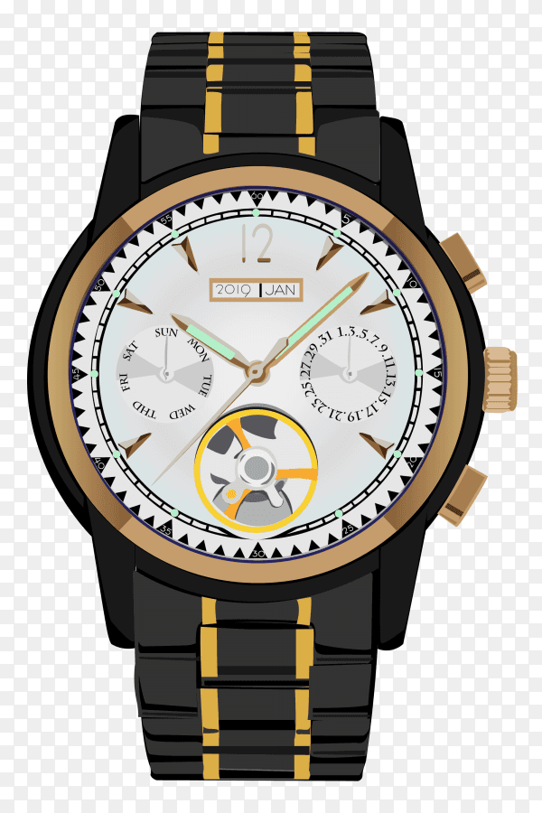 Wrist watch vector PNG