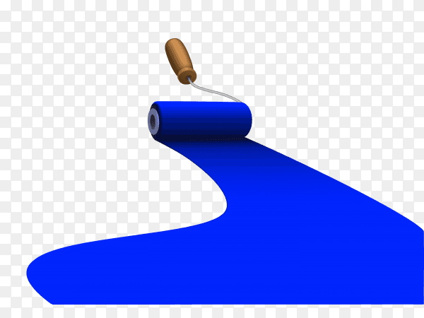 Blue Paint bruch Vector PNG